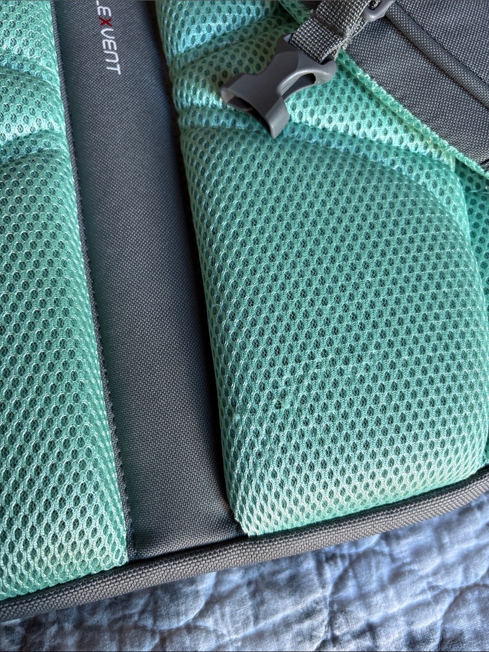The North Face Gray Backpack with Mint Accents - Picture 13 of 13